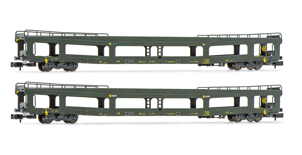 RENFE, 2-unit set DDMA autotransporter, original livery, period IV Arnold HN4350