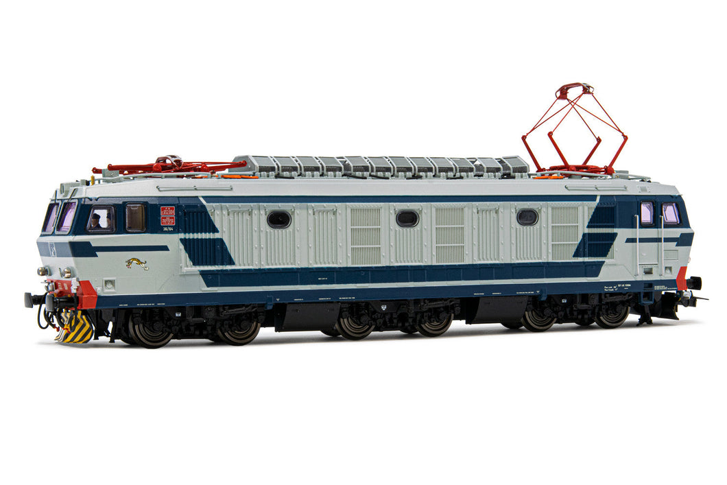 FS, E.652 004 in original livery with type 52 pantograph, ep. IV-V Rivarossi HR2699