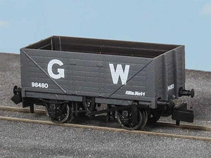 9ft 7 plank open wagon, GWR, grey