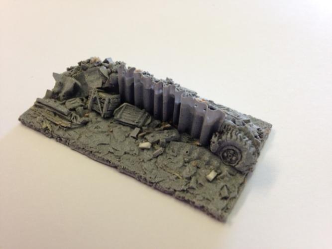 15mm Barricades -boxed  - J152