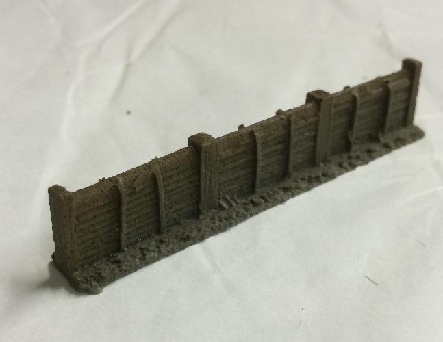 15mm Dark Brown Fence - - J158