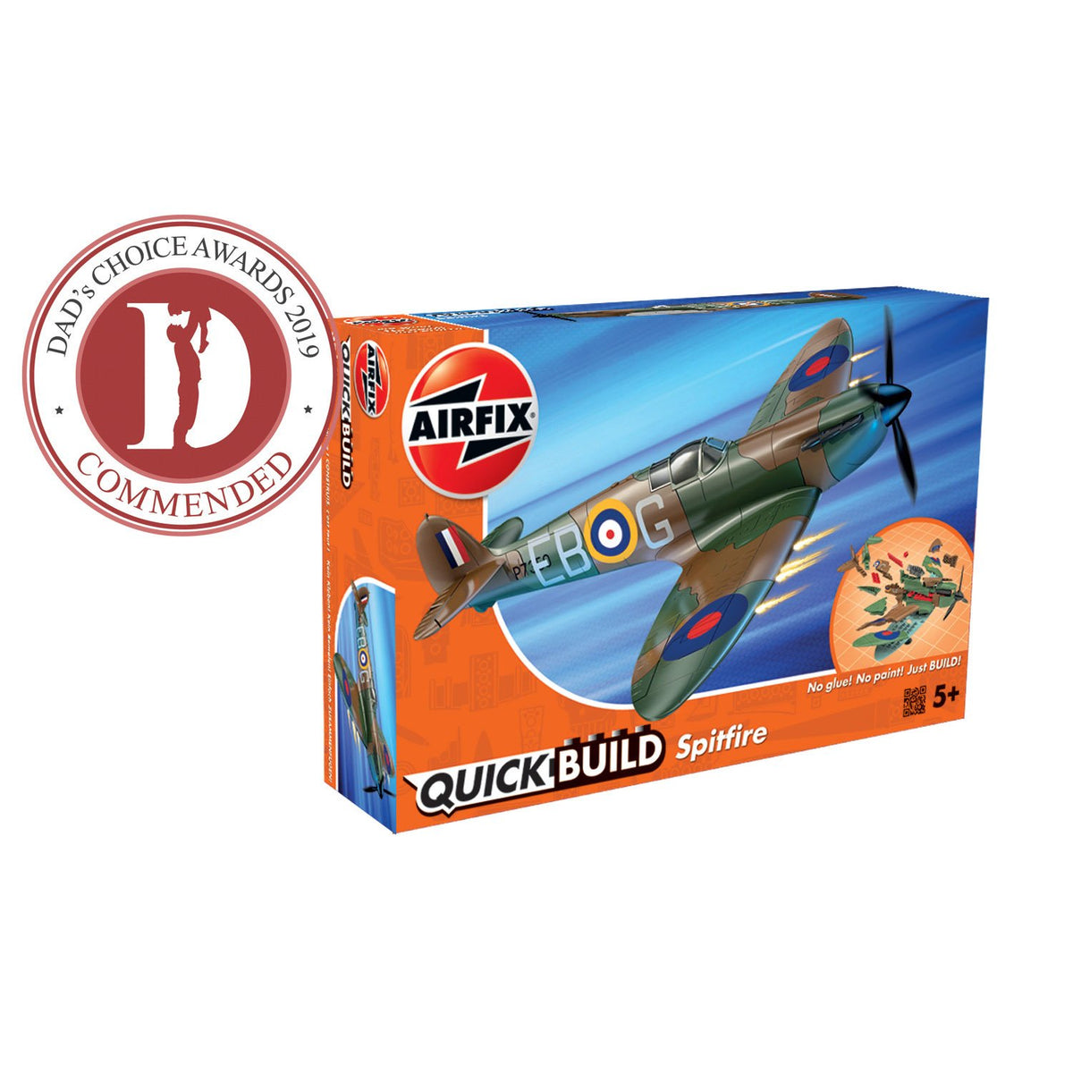 QUICKBUILD Spitfire - No Scale - Airfix j6000 – The Loco Shop