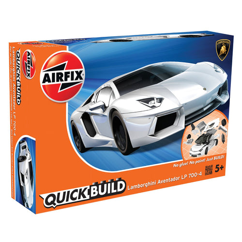 QUICKBUILD Lamborghini Aventador - White - J6019 -Available