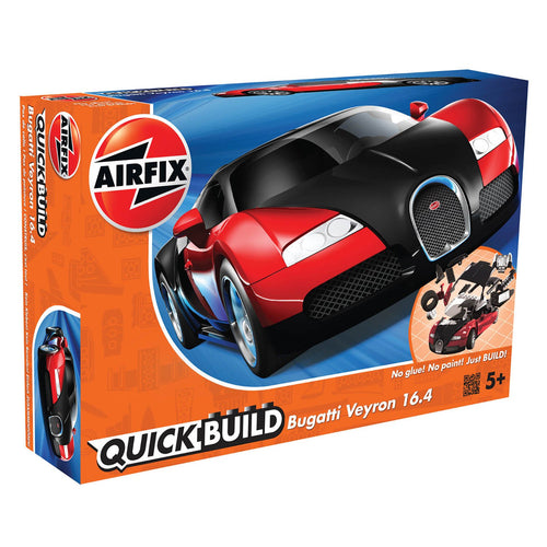 QUICKBUILD Bugatti 16.4 Veyron black/red - J6020 -Available