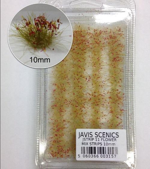 Static Grass Strips - Flower Mix 10mm - JSTRIP11