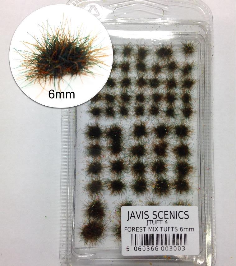 Static Grass Tufts- Forest 6mm - JTUFT4