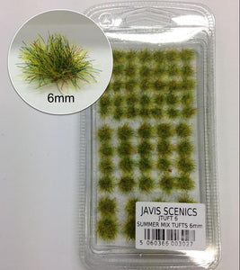 Static Grass Tufts- Summer 6mm - JTUFT6