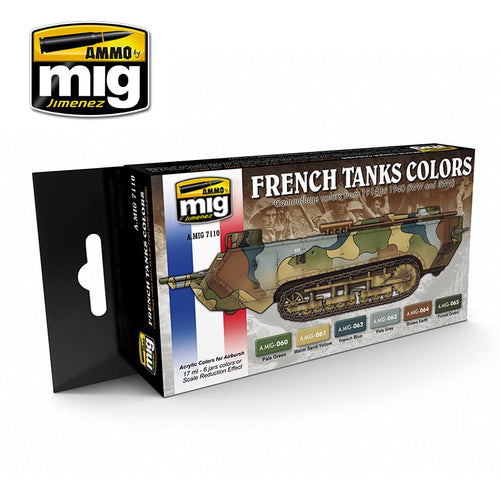WWI & WWII FRENCH CAMOUFLAGE COLOURS