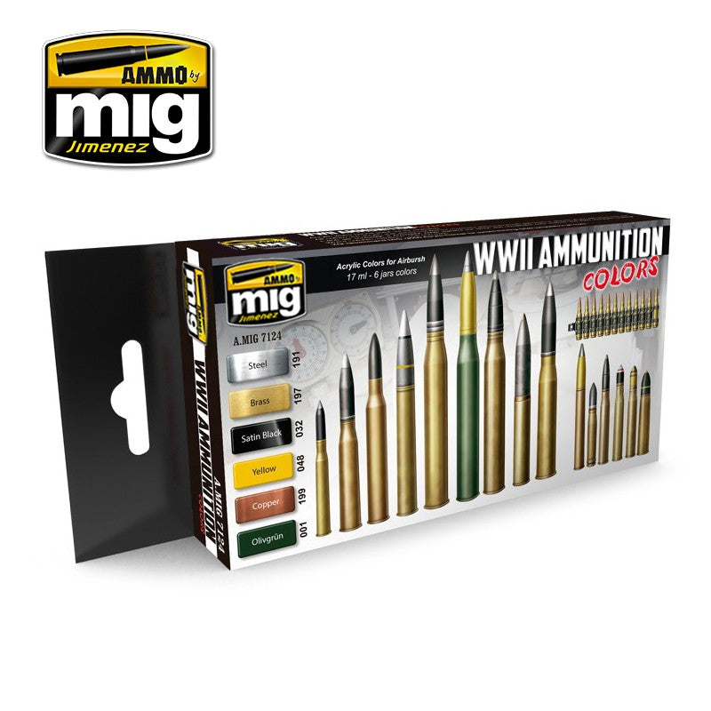 AMMUNITION COLOURS ACRYLIC PAINT SET