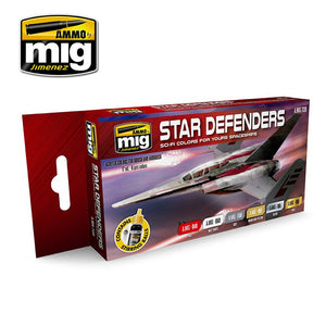 STAR DEFENDERS SCI FI ACRYLIC PAINT SET