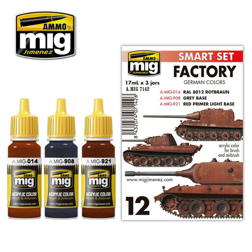 GERMAN FACTORY COLOURS ACRYLIC PAINT