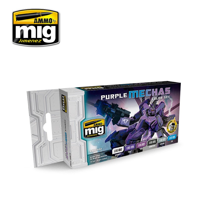 PURPLE MECHAS COLOUR SET