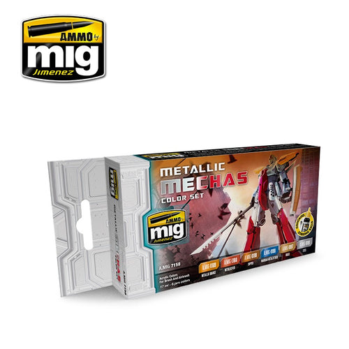 METALLIC MECHAS COLOUR SET