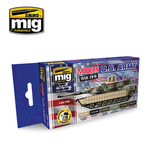 MODERN US ARMY ACRYLIC PAINT SET