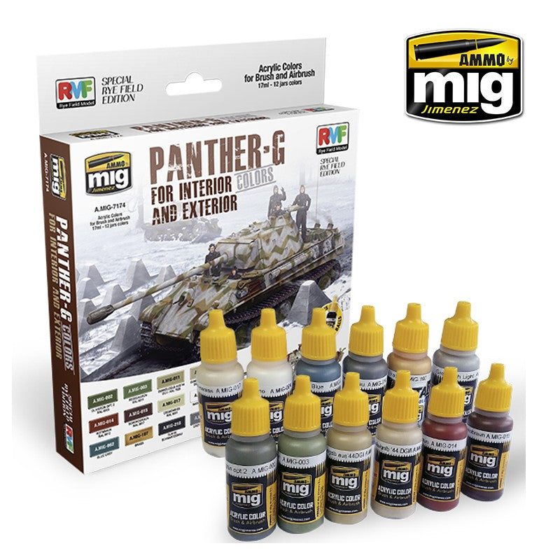 PANTHER G COLOUR SET