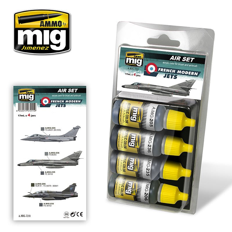 FRENCH MODERN JETS ACRYLIC PAINT SET