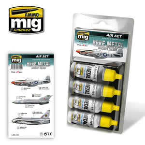 BARE METAL AIRCRAFT COLOURS ACRYLIC PAINT SET