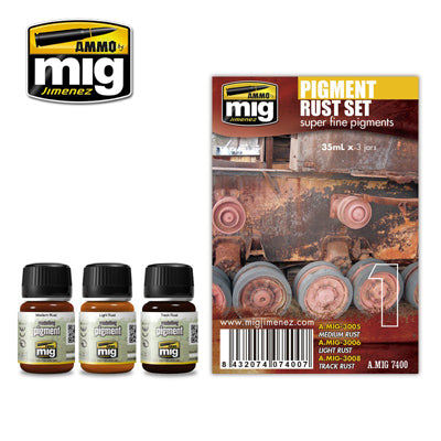 PIGMENTS RUST ENAMEL WEATHERING SET