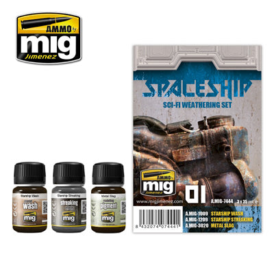 SPACE SHIP SCI-FI WEATHERING SET