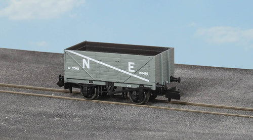 9ft 7 plank open wagon, NE, grey