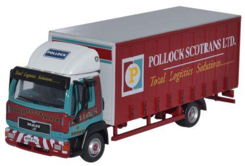 MAN L2000 Curtainside Pollock   76MAN001   1:76 Scale,OO Gauge