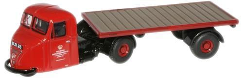 Scammell Scarab Flatbed Trailer Post Office Supplies Dept   76RAB007   1:76 Scale,OO Gauge