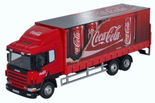 Scania 94D 6 Wheel Curtainside Coca Cola   76S94004CC   1:76 Scale,OO Gauge
