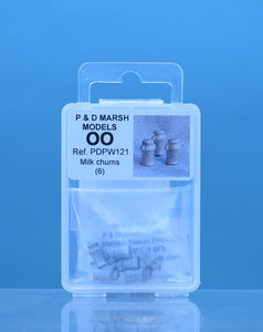 PD MARSH OO GAUGE MILK CHURNS