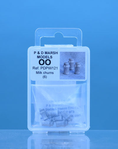 PD MARSH OO GAUGE MILK CHURNS