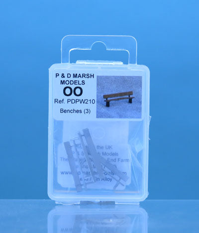 PD MARSH OO GAUGE BENCHES