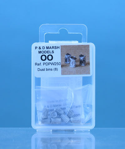 PD MARSH OO GAUGE DUSTBINS
