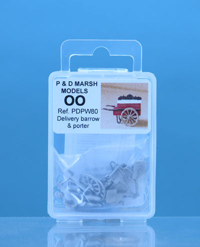 P&D Marsh OO Gauge PW92 Round Head Buffer Castings - 12 X 7mm White Metal To Paint