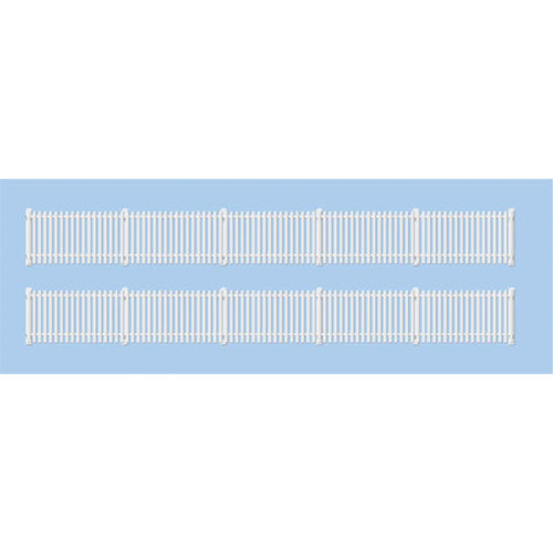 GWR Station Fencing, White (straight only)
