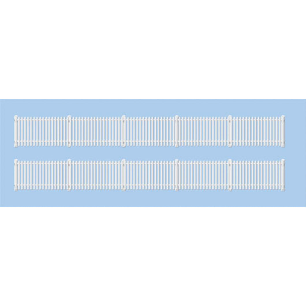 GWR Station Fencing, White (straight only)