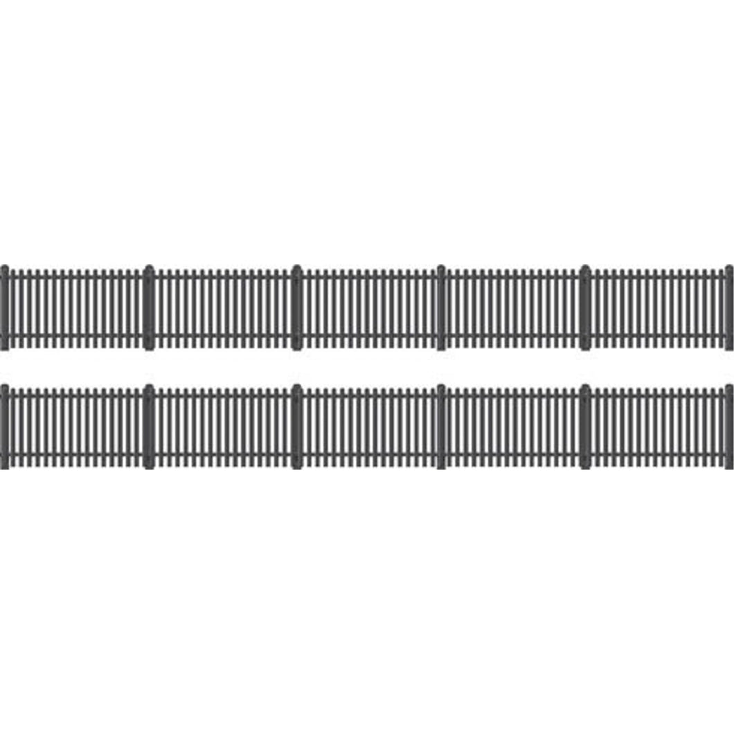 GWR Station Fencing, Black (straight only)