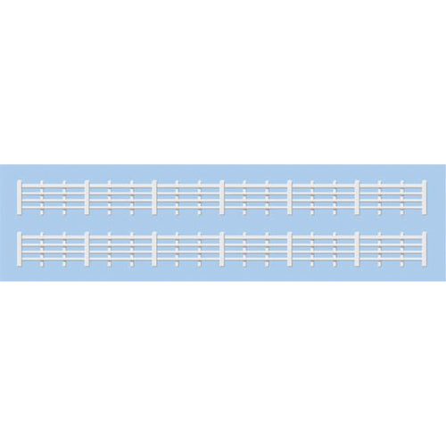 Lineside fencing, White (4 bar)