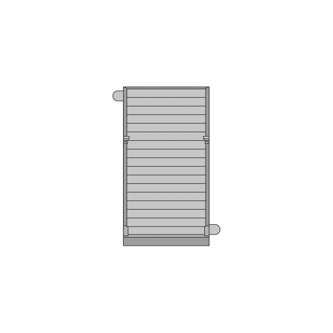4 x Plain Boarded Panels