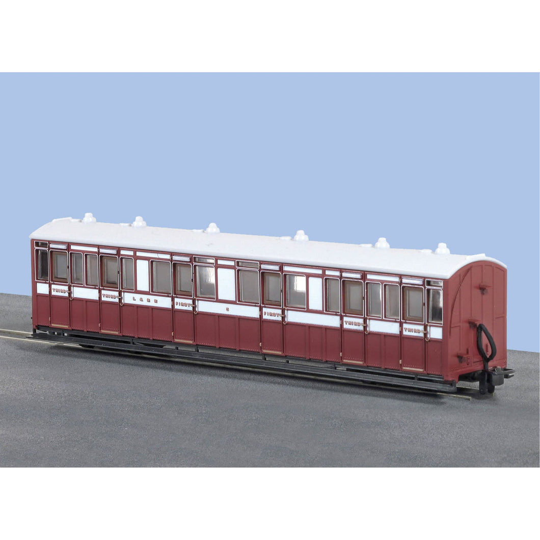 PECO GLT OO-9 L & B Composite Coach 1st/3rd L & B Livery No. 5