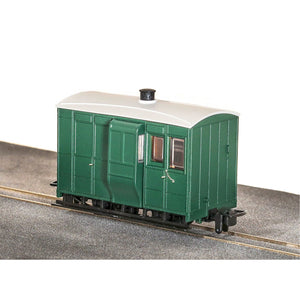 Glyn Valley Tramway 4 Wheel Brake Coach, No Markings, Plain Green