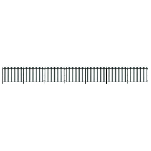 GWR Spear Fencing-Straight & Gates,Fencing(890mm)1 Lge 2 sml Gates