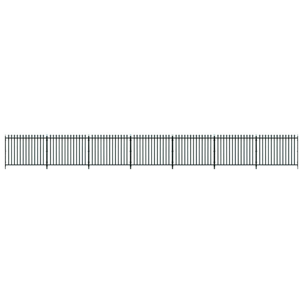 GWR Spear Fencing-Straight & Gates,Fencing(890mm)1 Lge 2 sml Gates