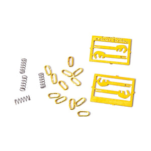 3 Link Couplings Etched hook Springs