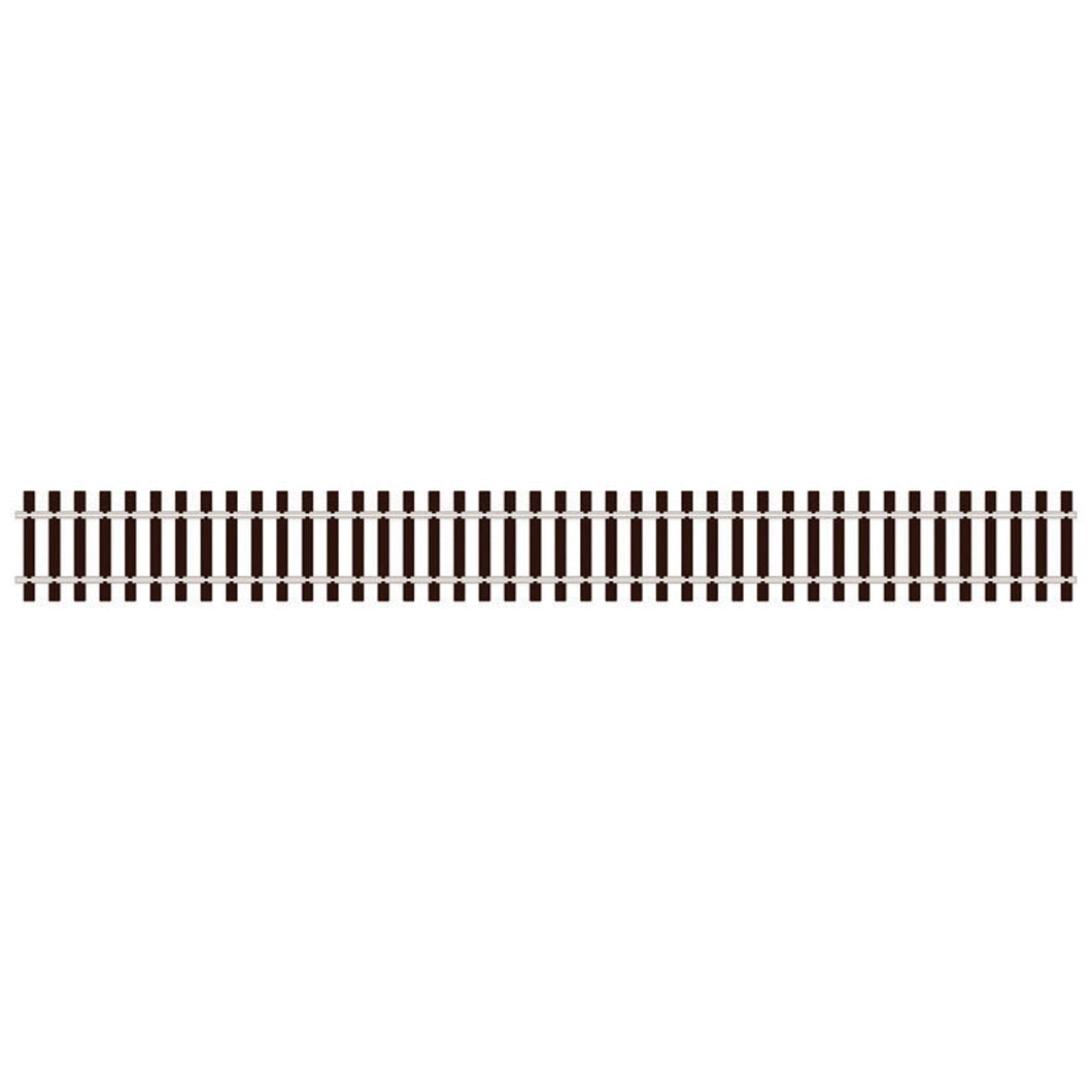 Wooden sleeper type, nickel silver rail          
