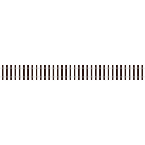 Wooden sleeper type, nickel silver rail             