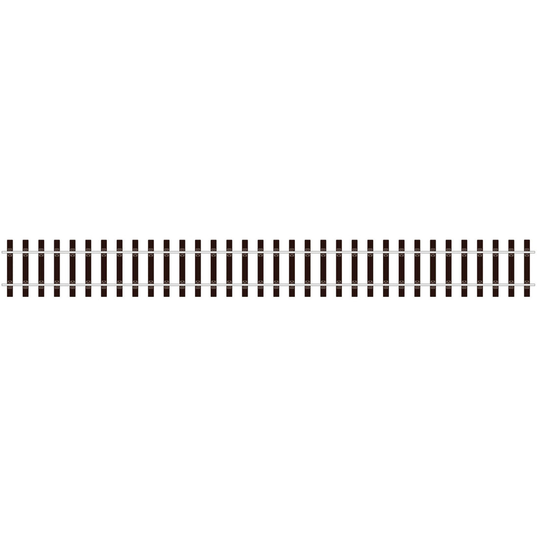 Wooden sleeper type, nickel silver rail             