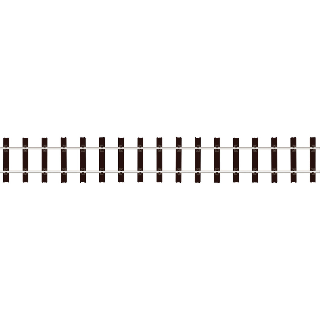 Wooden sleeper type, nickel silver rail              