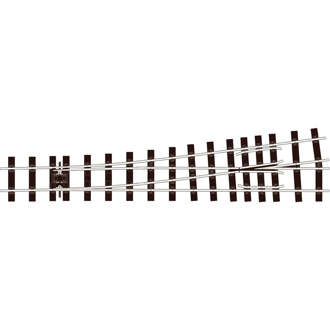 Medium Radius L/H Turnout Electrofrog