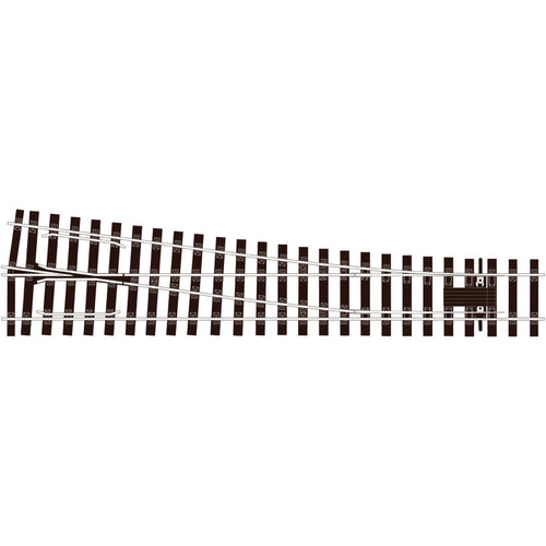 Medium radius (1828mm, 72�) Turnout R/H Electrofrog