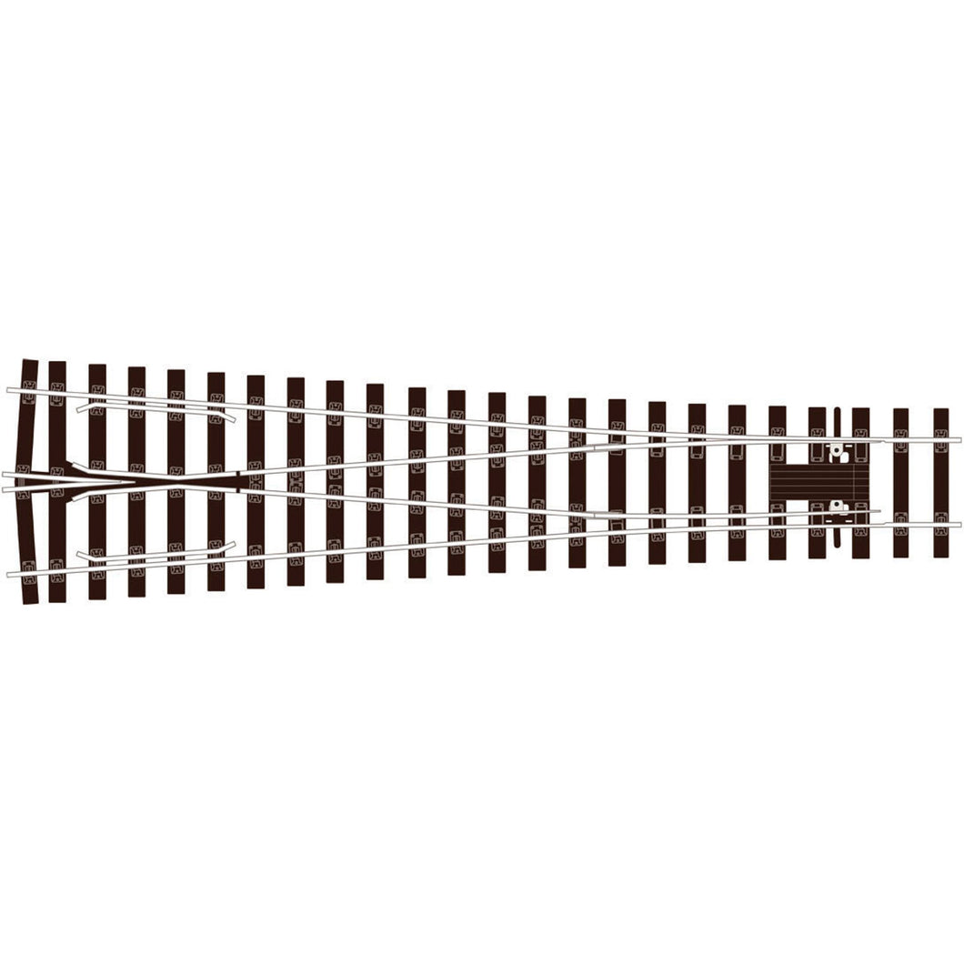 Y Medium radius (1828mm, 72�) Turnout Electrofrog