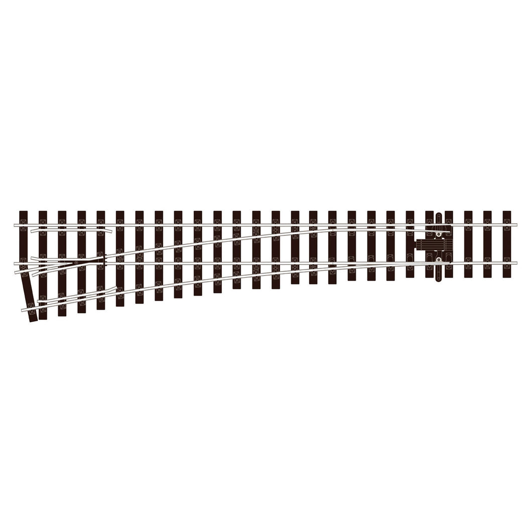10ft. radius L/H Turnout, Electrofrog